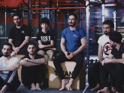 Sain's Action Team və Azərbaycan Kaskadyorlar Gildiyası-nın üzvləri